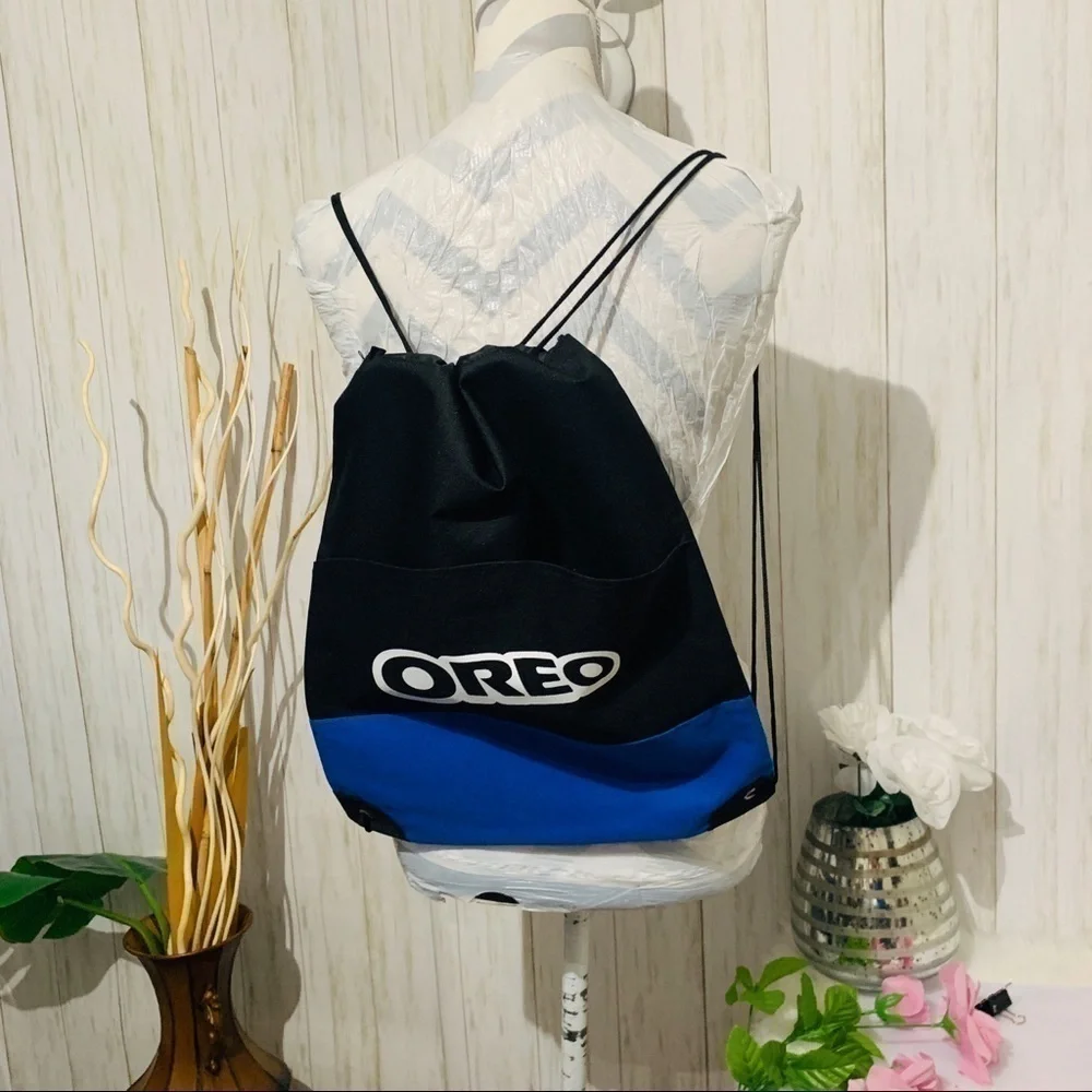 LARGE Oreo Bag pack Black and Blue